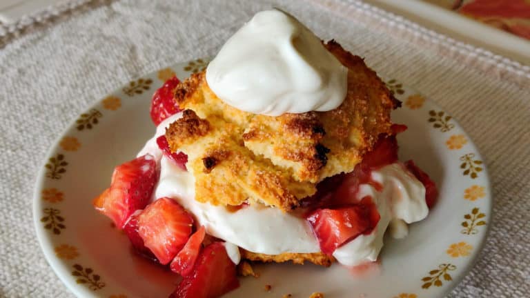 Strawberry Shortcake with Whipped Cream