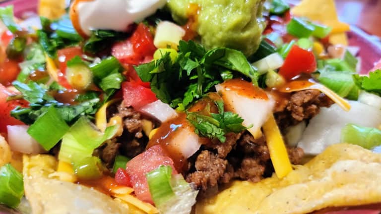 Close up of Big W's Taco Salad